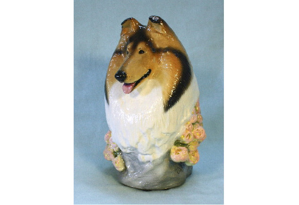 Hevener Collectible Collie Dog Figurine, Limited Edition