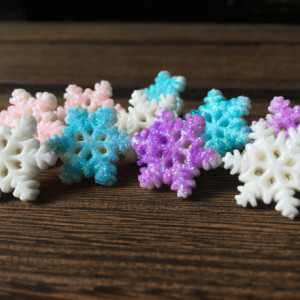 Glittery Snowflake Pushpins (set of 10), Purple Glitter, Pink Glitter, White glitter, Blue Glitter, Thumbtacks, Locker, Cubicle, cork board