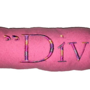 Dog Tosser “Diva Dog Toy” 11 Inches Long With Squeaker All Handmade In USA