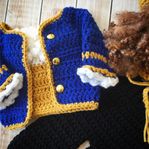 Beast Inspired Costume/Beauty and the Beast/Crochet Beast Hat/Disney Inspired Photo Prop- MADE TO ORDER