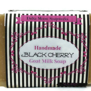 Black Cherry & Blackberry Goat Milk Soaps, olive oil soap, farmers market soap, mild handmade soap, shaving soap, gift soap, fragrant soap