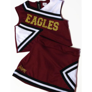 Custom Cheerleading Uniform, 2T or 4T
