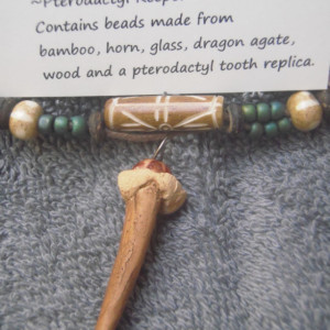  Pterodactyl Tooth Replica Necklace