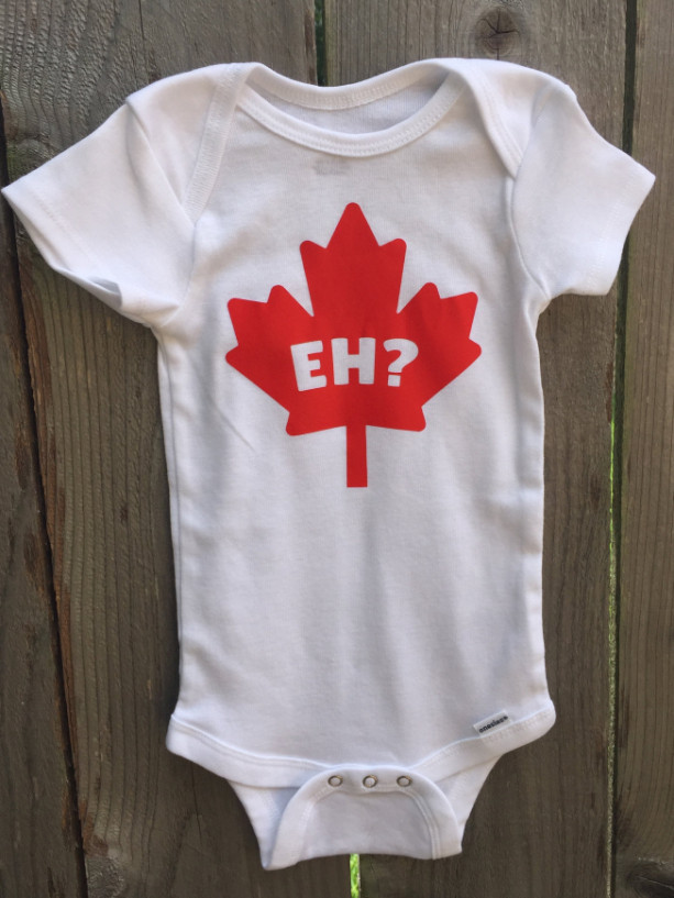 Oh Canada!   Canuck Onesie for Babies