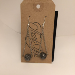 Silver Metal earrings 
