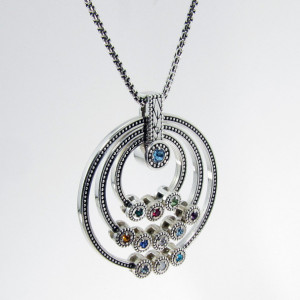 Great Grandmothers Birthstone Necklace 
