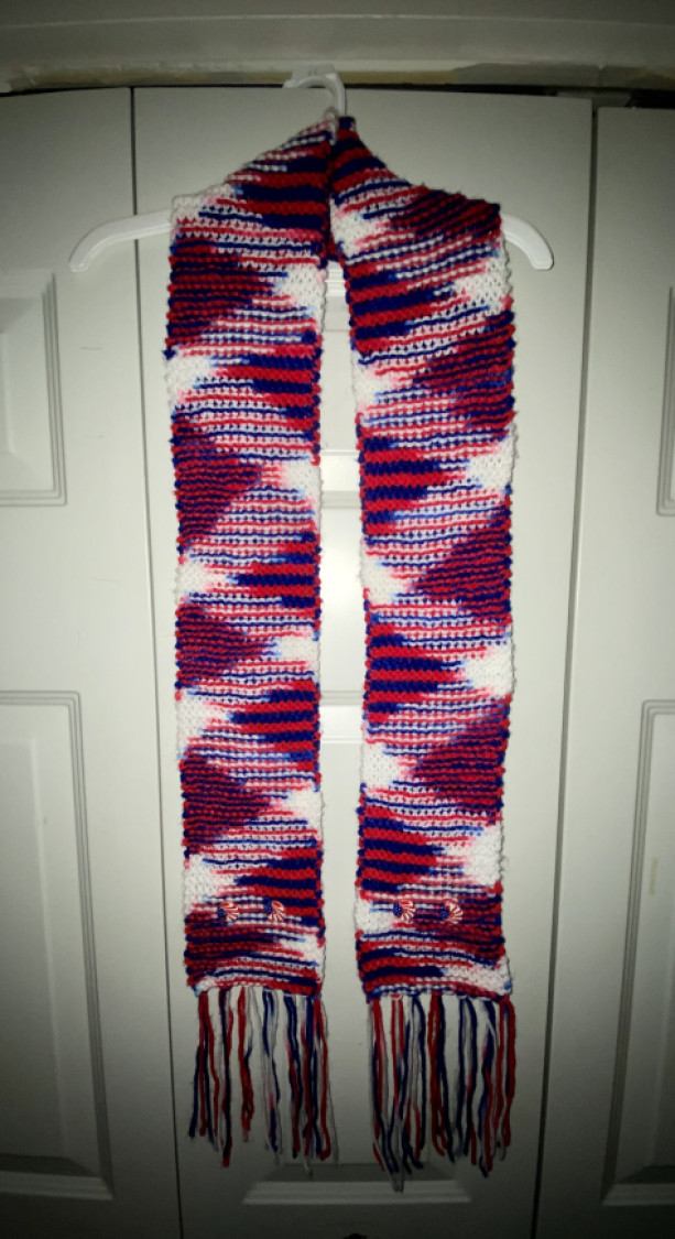 Red White and Blue Scarf