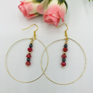2” Gold Hoop Earrings 