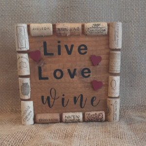 Live Love Wine sign