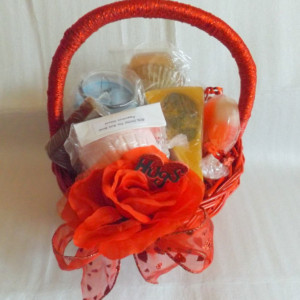 Hugs ~ Natural Soap & Soy Candle Gift Basket