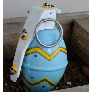 Easter Hand Grenade with Bees