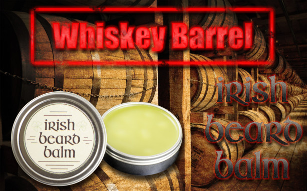 Irish beard balm Whiskey barrel 1/2  ounce sample tin