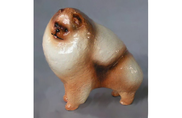 Hevener Collectible Pomeranian Dog Figurine 