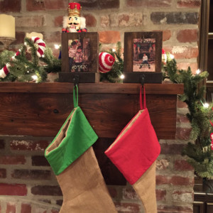 Rustic Personalized Christmas Stocking Hanger