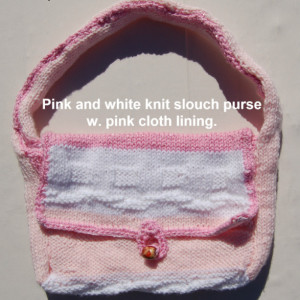 Cutie Pie Knit Slouch Purse 
