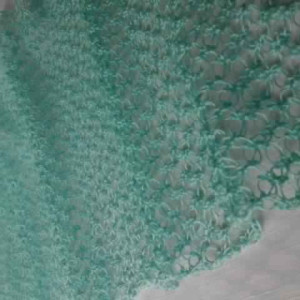 Lover's Knot Wrap in Turquoise 