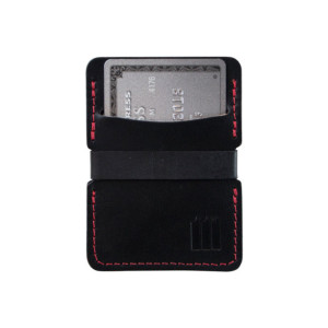 Black Minimalist Leather Wallet
