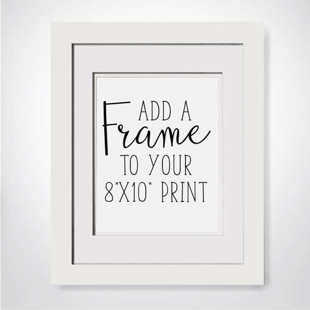 Add A Matted Frame To Your 8x10 Print