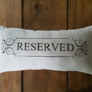 Reserved Pillow Cover - size 12x24