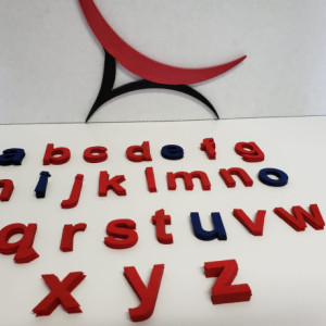 Montessori Movable Alphabet - Lowercase OR Uppercase Letters - MA101