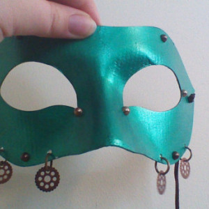 "Green Gears" Cosplay/Masquerade Mask