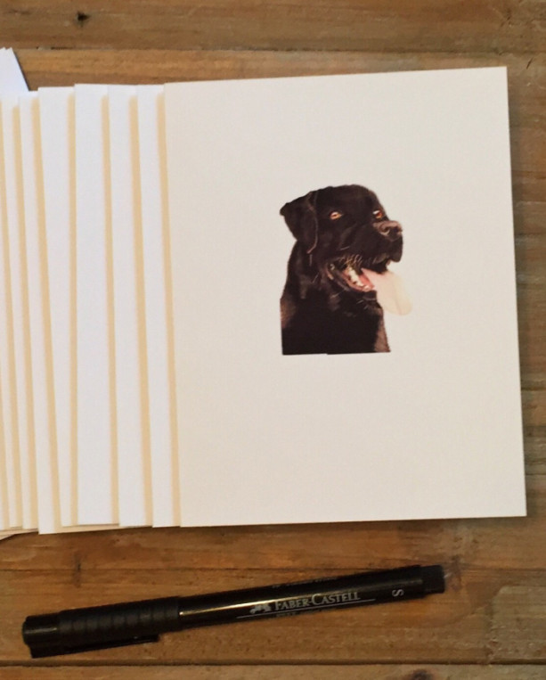 Labrador Retriever Cards with envelopes, Blank Note Cards, Stationery Set, Custom Stationery, Stationery Gift, Note Card Set, Note Cards