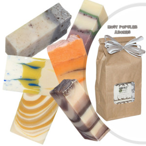 Gift Set from Earthly Delight Natural Soap - Six 2.75 oz. Scented Body Bars - 4 Sets to choose - Healthy Skin