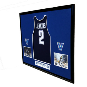 Villanova Wildcats Men's Basketball National Champions Kris Jenkins game winning shot framed jersey 40 x 32 inches