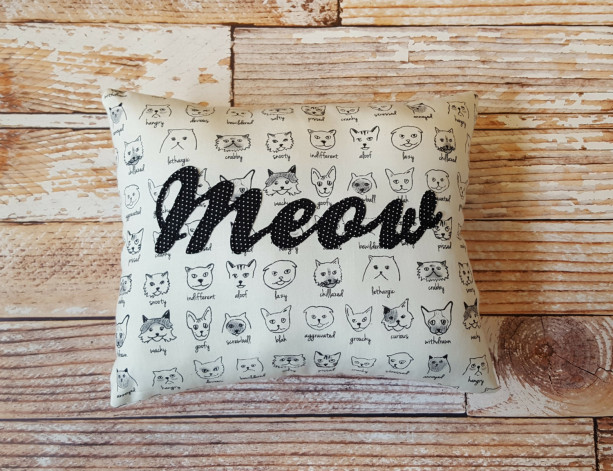 The Cat's Meow Throw Pillow