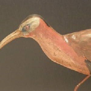 Hamd Carved and Painted Wooden Bird - Virginia Rail