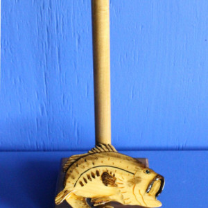 Large Mouth Bass Paper Towel Holder
