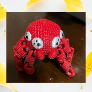 3D Baby Crochet Spider