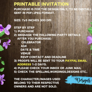 Watercolor UnicornBaby Shower Printable Invitation