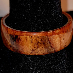 Custom wood ring