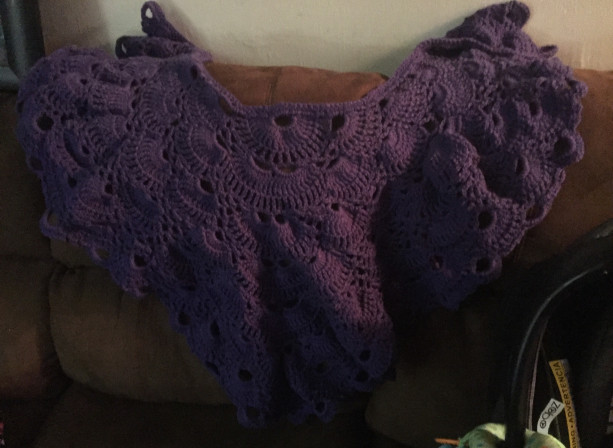 Crochet shawl 
