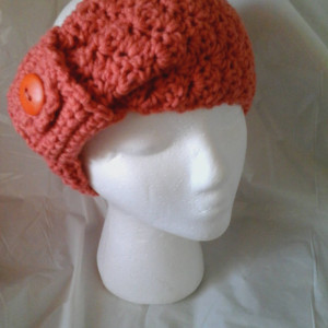 Exclusively Yours-Crocheted Turban/Pony Tail/Toque Hat Band-Great for Messy hair days,fashionable outdoor activity head gear for all women!