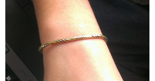 Women's Viking Brass Bracelet