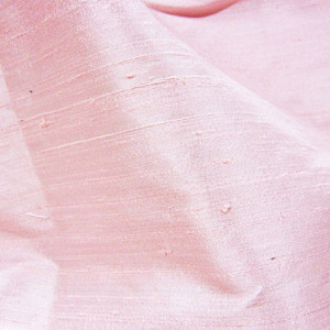 Pastel Pink dupioni silk draping