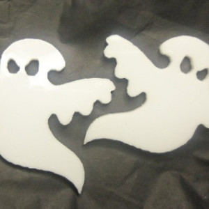 ghost charms,cupcake toppers,party favors,laser cut charms