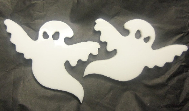 ghost charms,cupcake toppers,party favors,laser cut charms