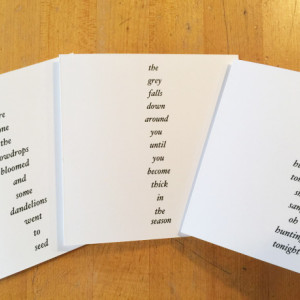Haiku For You Cards-Set of Three