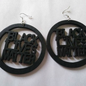 Black lives matter earrings