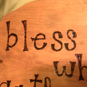 Bless All Who Gather Here Woodburned Sign (Pyrography, Housewarming gift, Cottage, Country Decor, Rustic Home Decor, Gather signs)