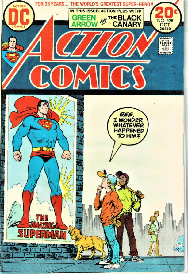 DCs  #428/ SUPERMAN /THE GREEN ARROW AND THE BLACK CANARY/1973 VF 7.5