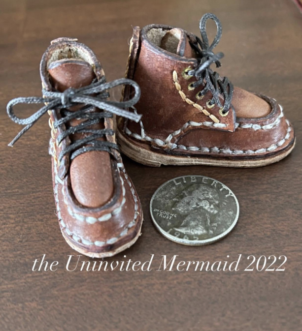 Miniature Lace Up Boots
