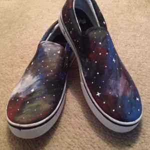 Handpainted Galaxy Shoes