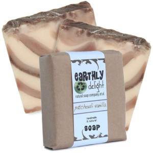 Patchouli Essential Scented Natural Soap | THREE Large Bars