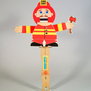 Wooden Puppet- Fireman
