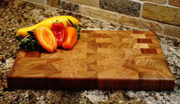 Hand Made, End Grain, Beech Cutting and Bread Board, Sustainably Collected and Created