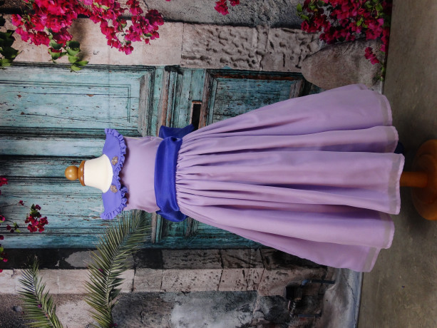 Violet Flower Girl Dress